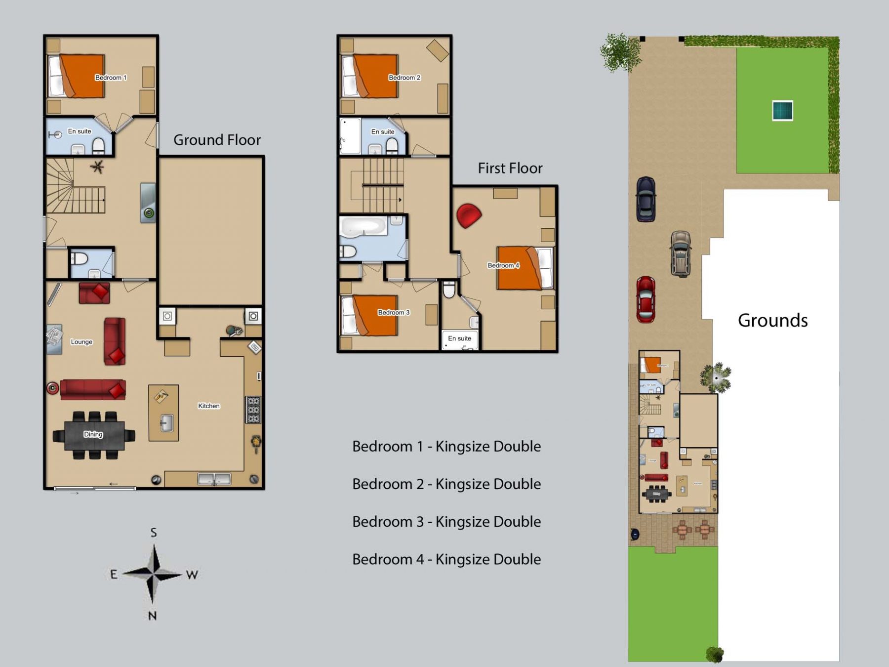 Floor plan for Coach House
